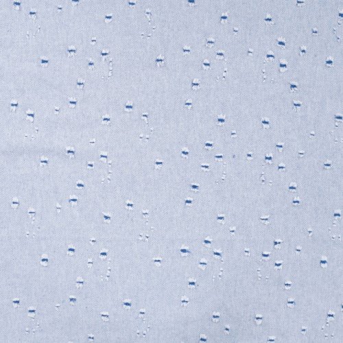 Preview: RESTSTÜCK 0,40m !!! - Jeansstoff - Denim Summer Fransen - blue