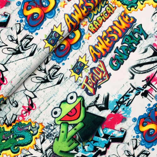 Jersey - Graffiti - bunt