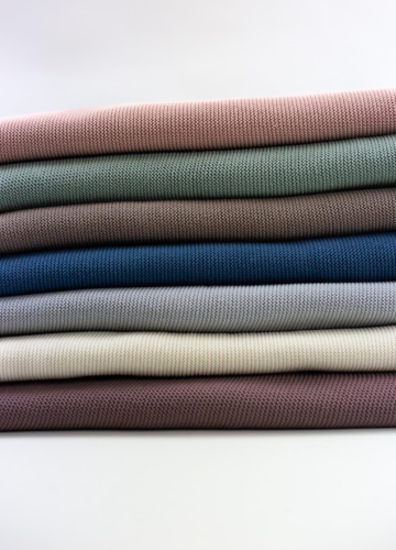 Preview: RESTSTÜCK 1,20m !!! - Wellenstrick - Ella - uni mauve - Swafing