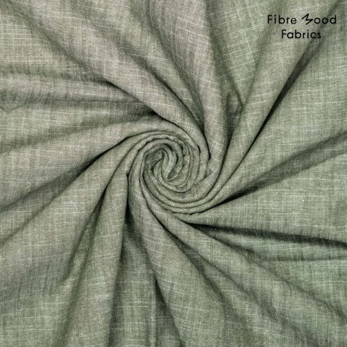 Baumwoll Leinen - melange green - Fibremood No. 33