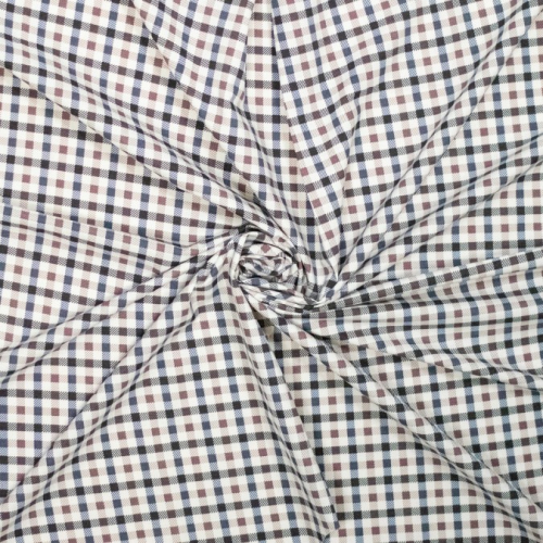 Preview: Baumwoll Trench - check - blau/weiß - Fibremood Special No. 5