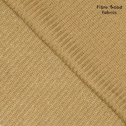 Grobstrick - beige/gold glitzer - Fibremood No. 36