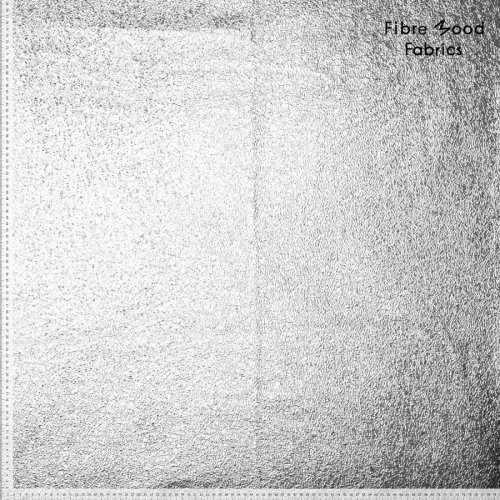 Folienstoff - crackle brushed - silber - Fibremood No. 36