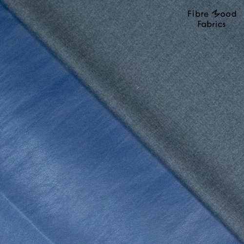 Preview: Kunstleder - vegan - blau - Fibremood Special No. 5