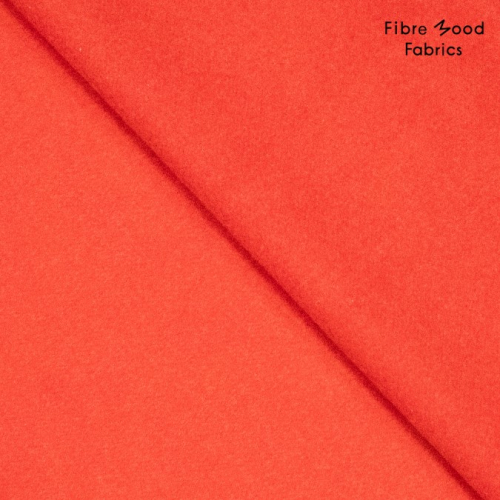 Preview: Wollmix Mantelstoff - brushed - rot - Fibremood Special No. 5