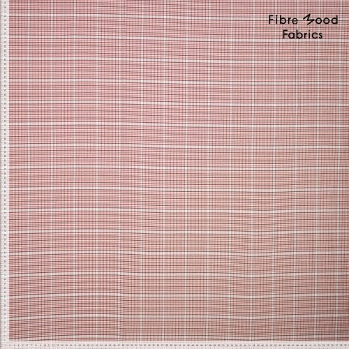 Viskosestretch - Check - rot - Fibremood No. 36