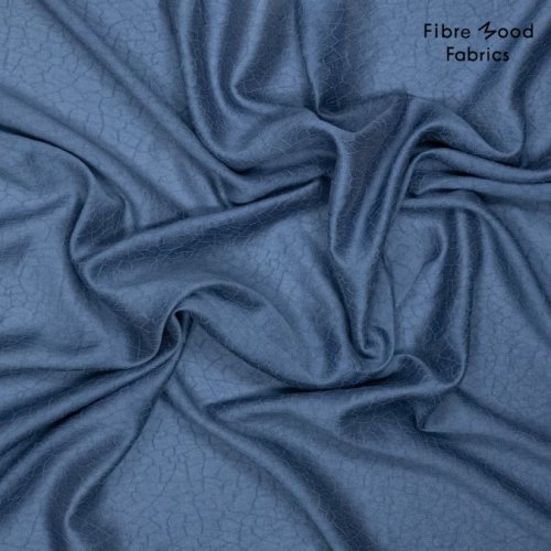 Tencel™ - Crinckle Jacquard - blue - Fibremood No. 38