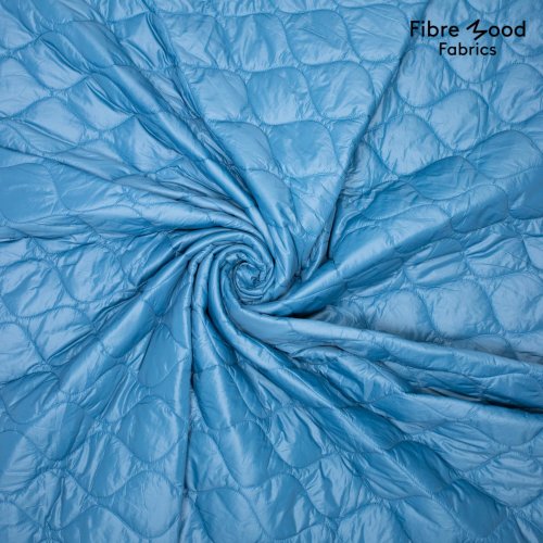RESTSTÜCK 1,2m !!! - Jackenstepper - waterproof - Big Drops - sky blue - Fibremood