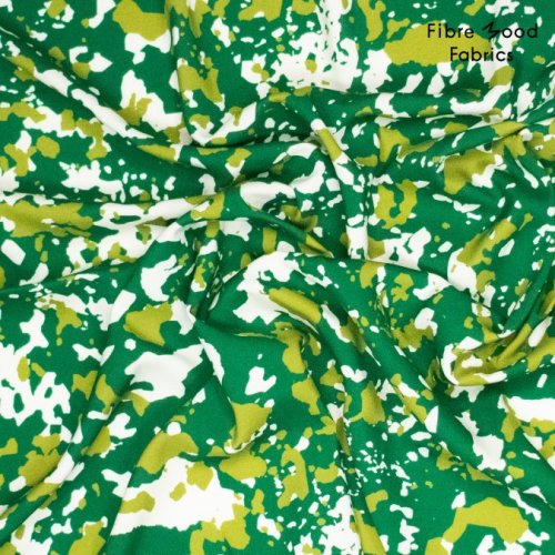 Preview: Viskose - Camouflage - green - Fibremood No. 39