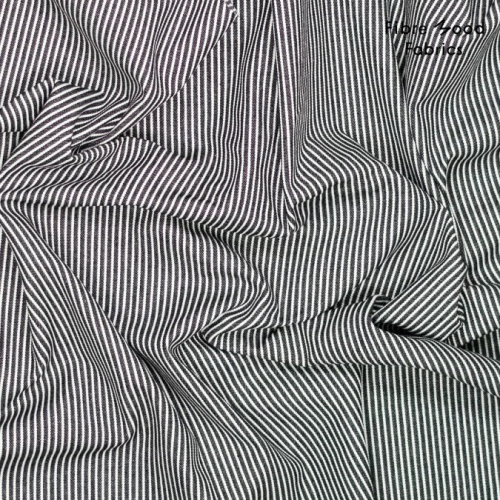 Baumwoll Jeans - Streifen - schwarz/weiß - Fibremood Special No. 5