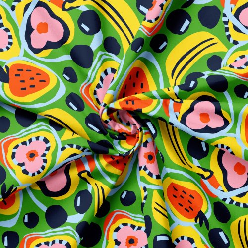 Canvas - Fruit - grün/gelb/dunkelblau - by Karina + Kind