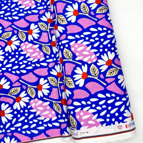 Preview: Canvas - Flower - blau/weiß/rosa - by Karina + Kind