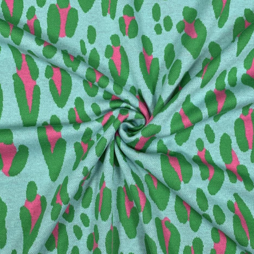 Preview: RESTSTÜCK 1,80m !!! - Bio Jacquard - Safari - Col. 4 - Easy Going - Hamburger Liebe - Albstoffe