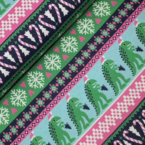 Bio Jacquard - Knitty REXmas - Col. 1 green - REXmas - Hamburger Liebe - Albstoffe