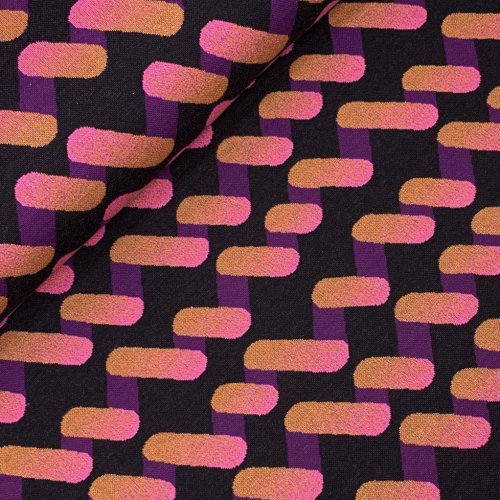 RESTSTÜCK 1,50m !!! - Bio Jacquard - Up and Down - Glitzer Col. 1 - Bling Bling - Hamburger Liebe - Albstoffe
