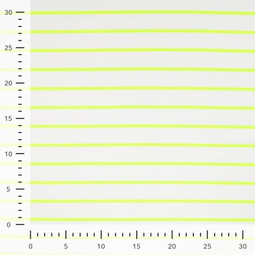 Preview: French Terry - Neon Stripes - neon yellow/white