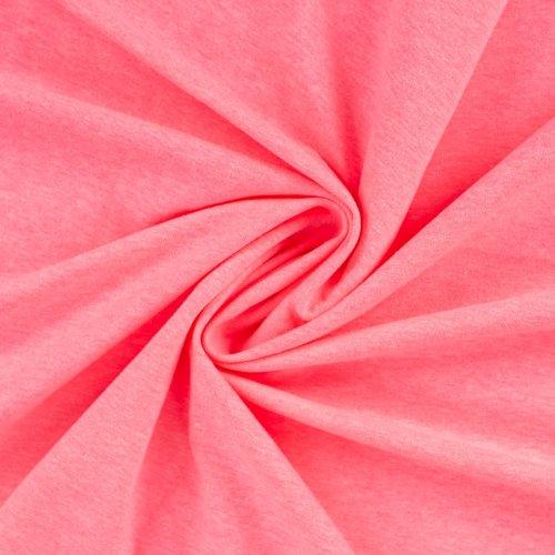 French Terry - uni - neon pink meliert