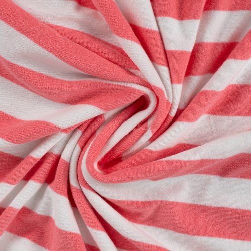Preview: Baumwoll Frottee Terry - Balance Stripes - pink