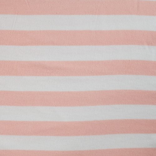 Preview: Baumwoll Frottee Terry - Balance Stripes - puder
