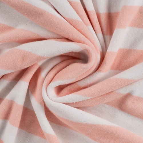 Preview: Baumwoll Frottee Terry - Balance Stripes - puder