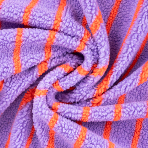Teddy Plüsch - Lulu Stripes - lila/orange