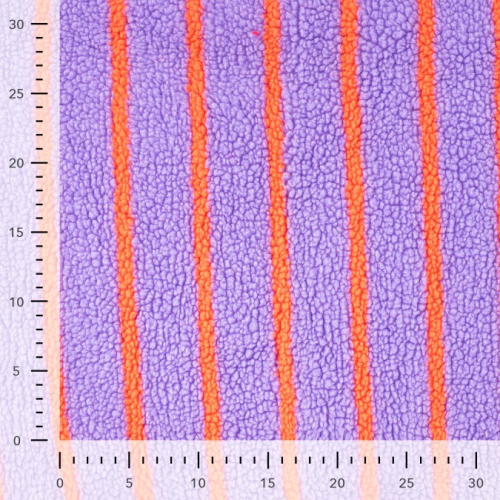 Teddy Plüsch - Lulu Stripes - lila/orange