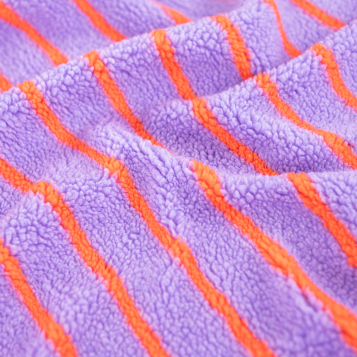 Preview: Teddy Plüsch - Lulu Stripes - lila/orange