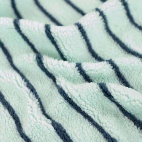 Preview: Teddy Plüsch - Lulu Stripes - aqua/petrol