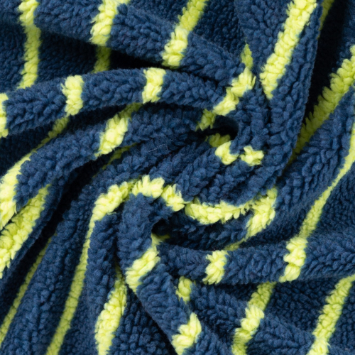 Teddy Plüsch - Lulu Stripes - petrol/lime