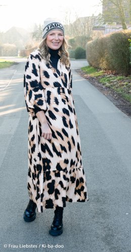 Preview: Viskose - Leo groß - camel - Geoluxe by Ki-ba-doo - Swafing