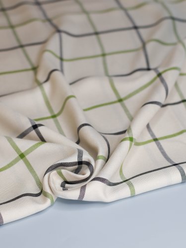 Viskose mit Livaeco™ Fasern - Tino Grid - shell/tea green - meetMilk