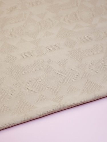 Preview: Viskose Baumwoll Jacquard mit ECOVERO™ Viskose Fasern - Vita - warm sand - meetMilk