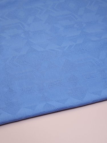 Preview: Viskose Baumwoll Jacquard mit ECOVERO™ Viskose Fasern - Vita - bright blue - meetMilk