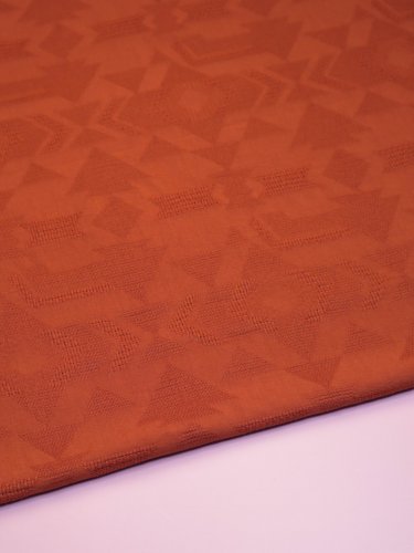 Preview: Viskose Baumwoll Jacquard mit ECOVERO™ Viskose Fasern - Vita - spice - meetMilk