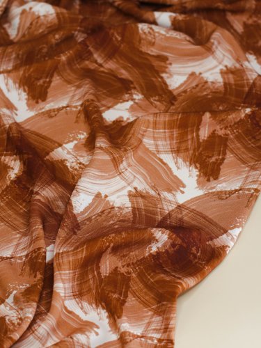 Viskose mit LENZING™ ECOVERO™ Fasern - Bea Brush - nougat - meetMilk
