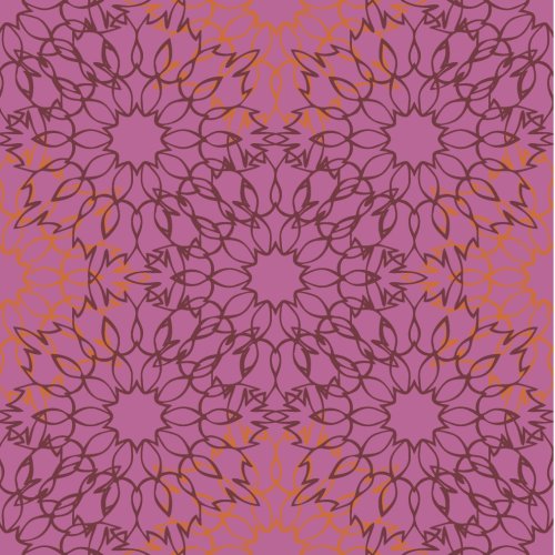 Viskose - Mandala - fuchsia