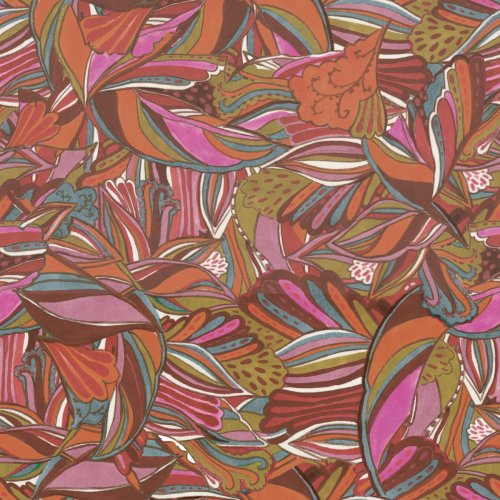 Viskose - Leaves - multicolor