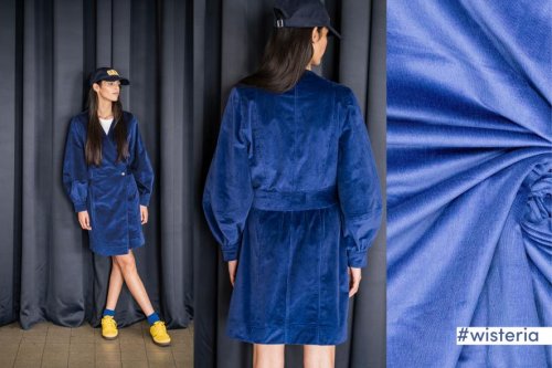 Cord - Stretch - blue - Fibremood No. 31