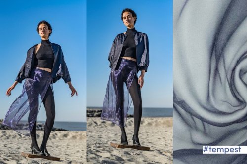 Organza - dark blue - Fibremood No. 33