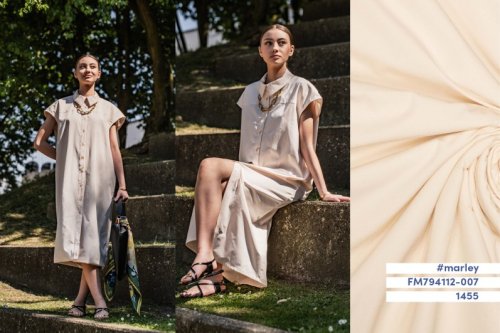 Trenchcoat - water resistant - off white - Fibremood No. 34