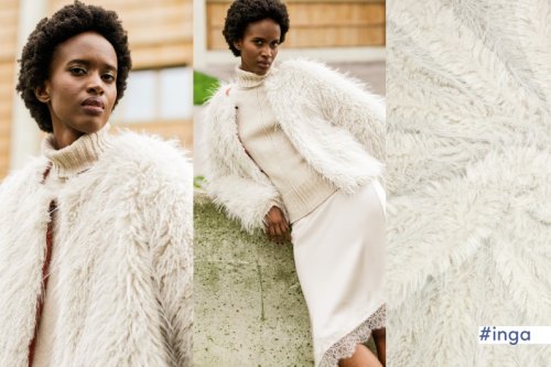 Fellimitat - hairy - ecru - Fibremood No. 36