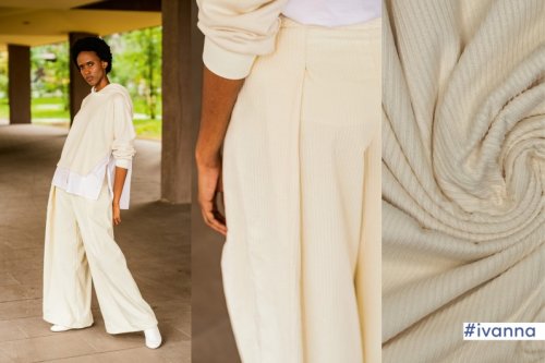 Breitcord - 8W - washed - creme - Fibremood No. 36