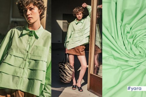 Baumwolle - smooth touch - light green - Fibremood No. 38