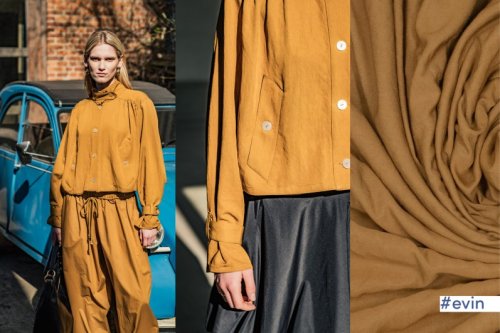 Viskose Twill - uni - brown - Fibremood No. 38