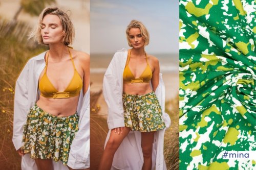 Viskose - Camouflage - green - Fibremood No. 39
