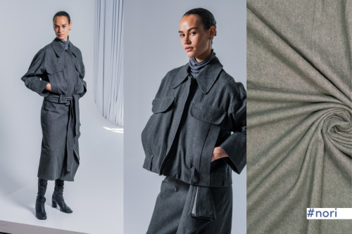 Heavy Denim - washed - anthrazit - Fibremood No. 40