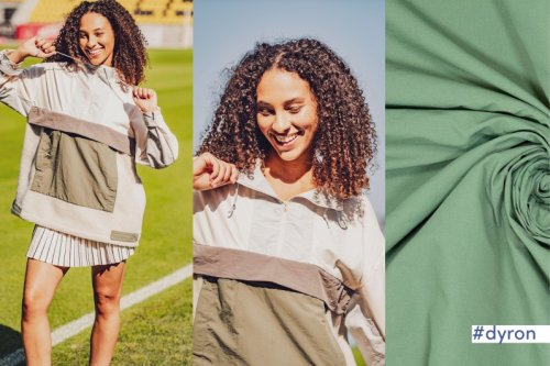 Wasserfester Outdoor/Sport Stoff - green - Fibremood Spezial No. 4