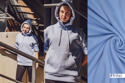 Sweat - recycled heavy jogging - blue - Fibremood Spezial No. 4