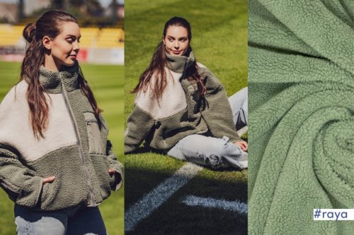 Teddyplüsch - uni - green - Fibremood Spezial No. 4