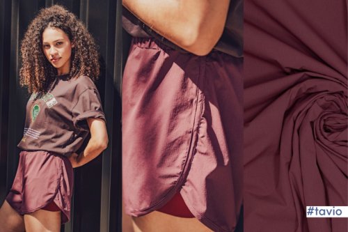 Funktionsstoff - aubergine - Fibremood Spezial No. 4